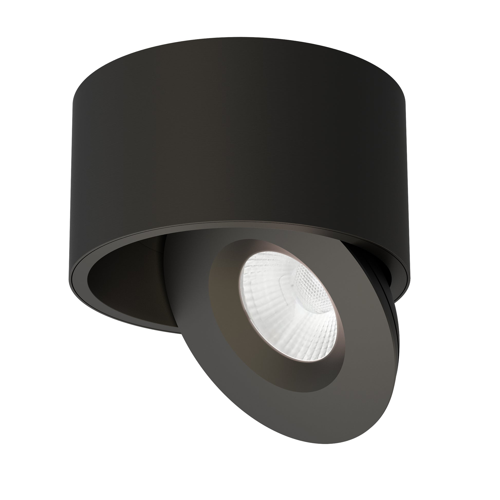 Fulcrum LED Flush Mount w Gimbal Black by Maxim Lighting