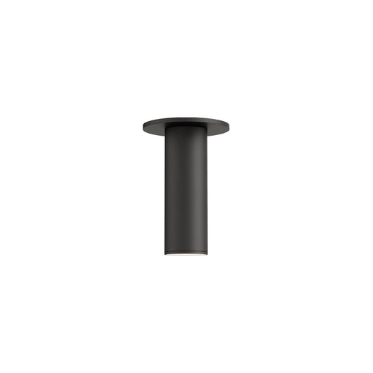 Calibro 7.5" LED Outdoor Flush Mount Black by Maxim Lighting