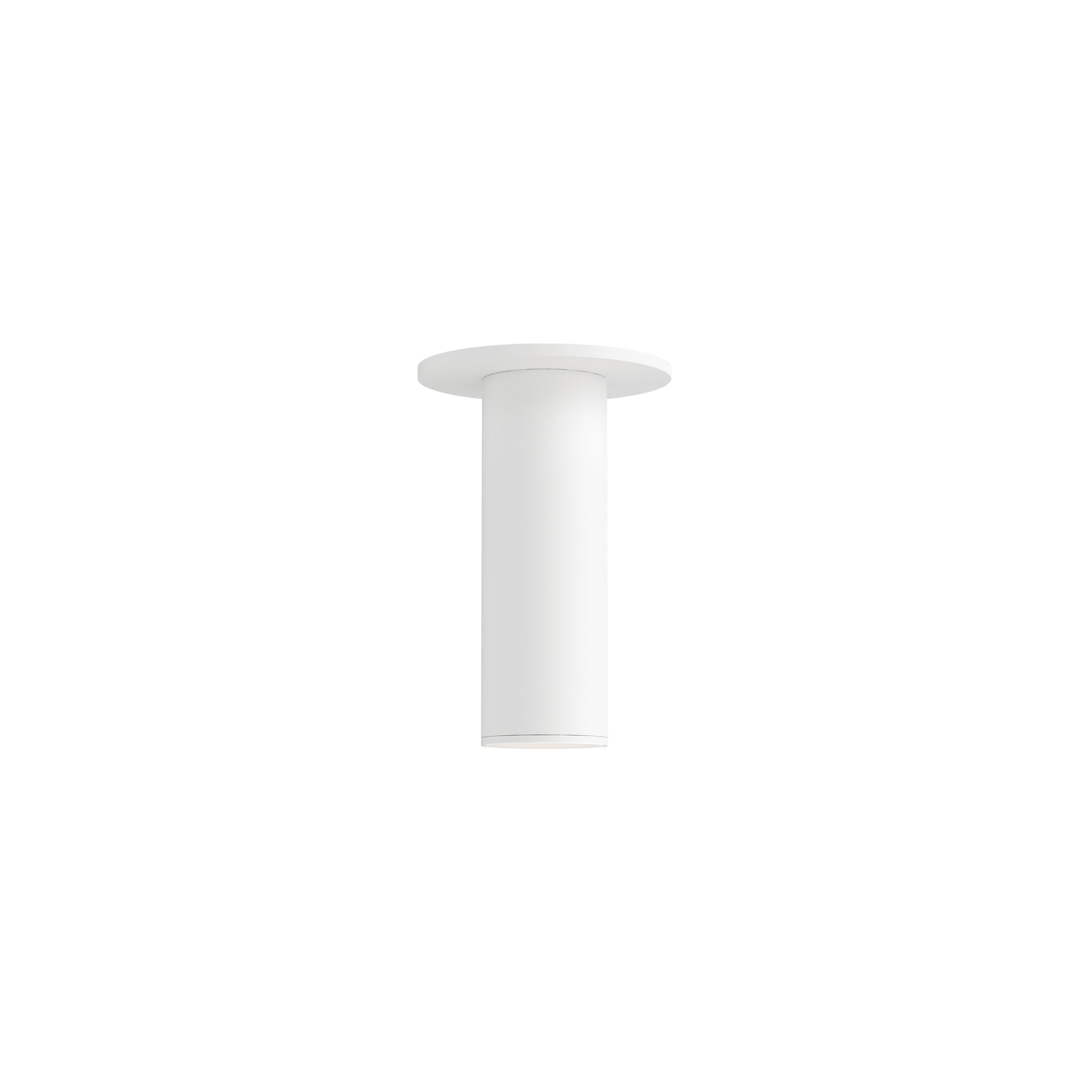 Calibro 7.5" LED Outdoor Flush Mount White by Maxim Lighting