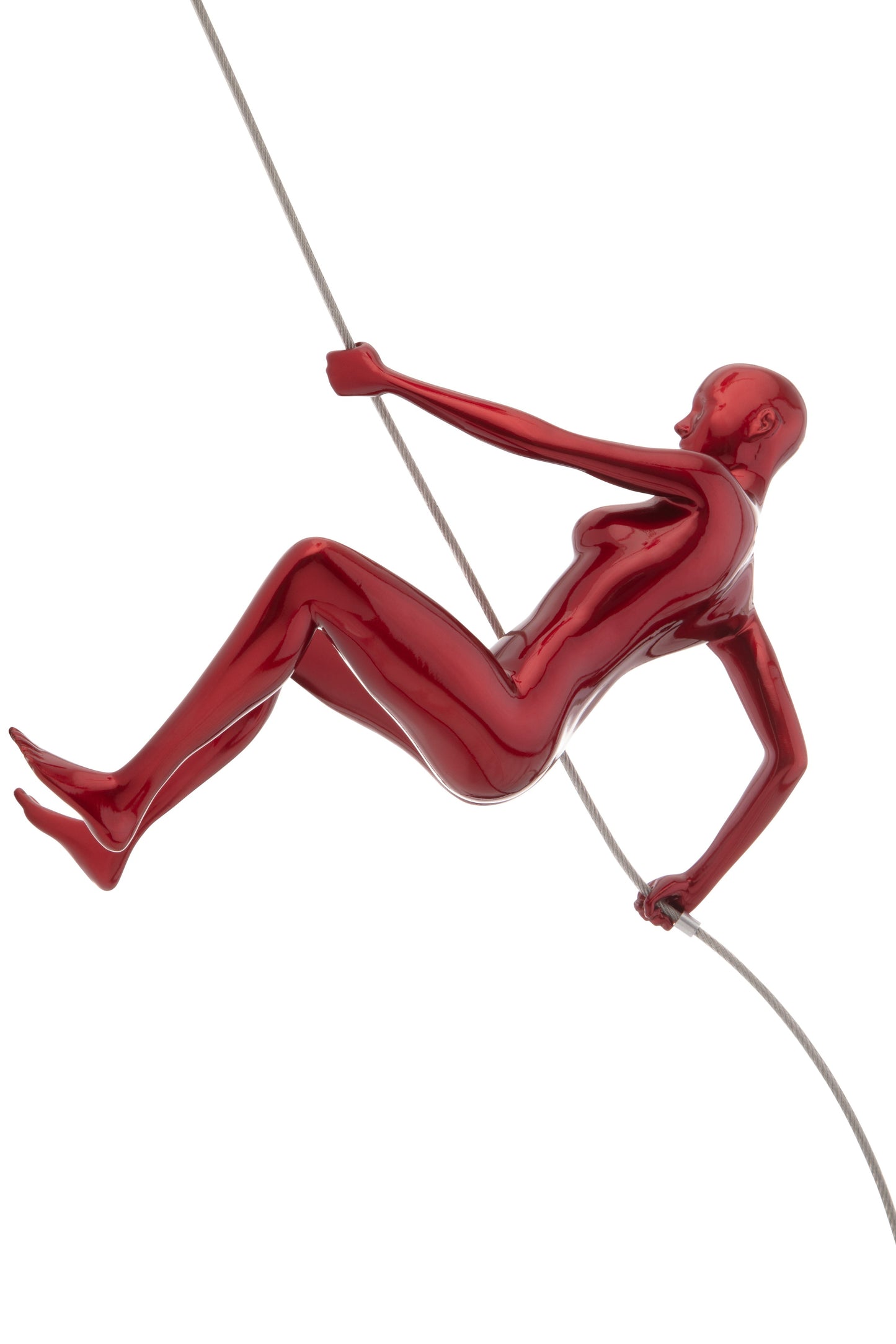 Climbing Woman 8" Wall Sculpture - Finesse Decor C-CL-20