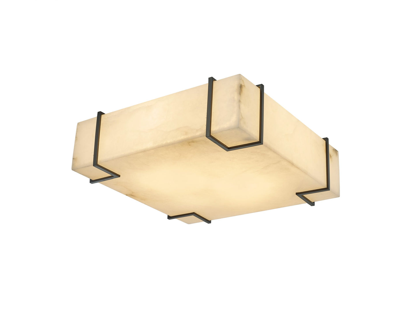 Madrid Flushmount 8-Light in Matt Black 8818BK by StarFire Crystal