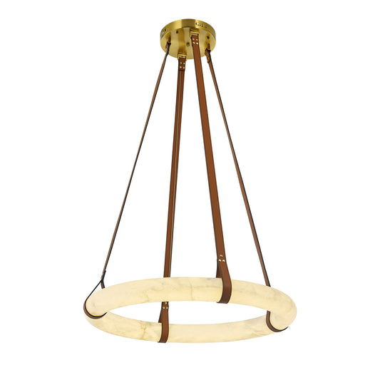Madrid Pendant in Antique Brass
and Leather Strap 8824AB by StarFire Crystal