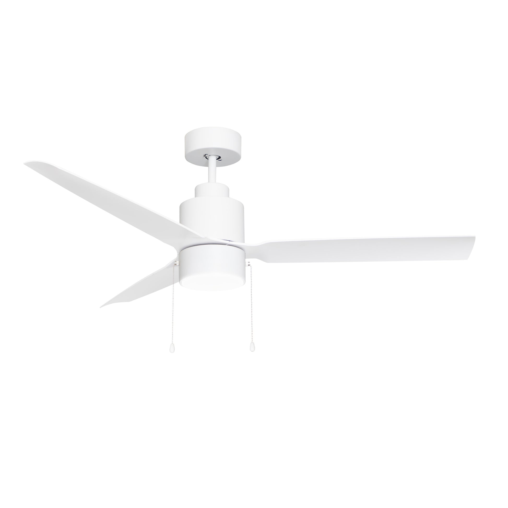 Falcon Pull Chain 52" In/Outdoor Fan w LED Light Matte White by Maxim Lighting