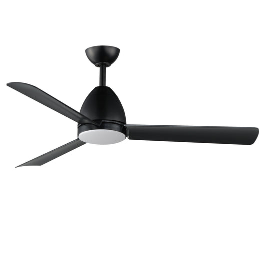 Seaborne 52" Marine Grade Fan w LED Light Kit Black by Maxim Lighting