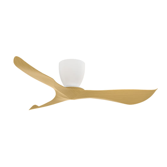 Keanu Hugger 56" Hugger Fan Matte White/Teak by Maxim Lighting