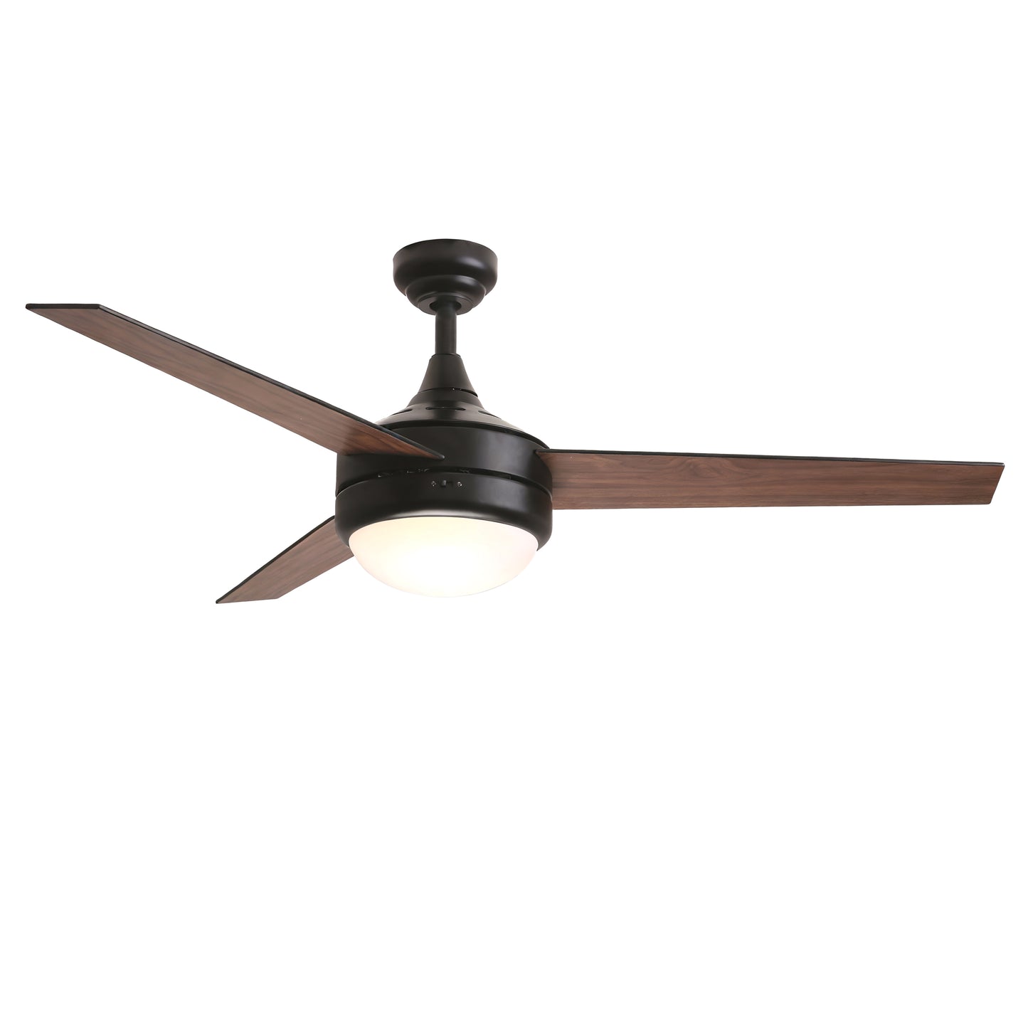 Trio 52" 3-Blade Fan Black by Maxim Lighting
