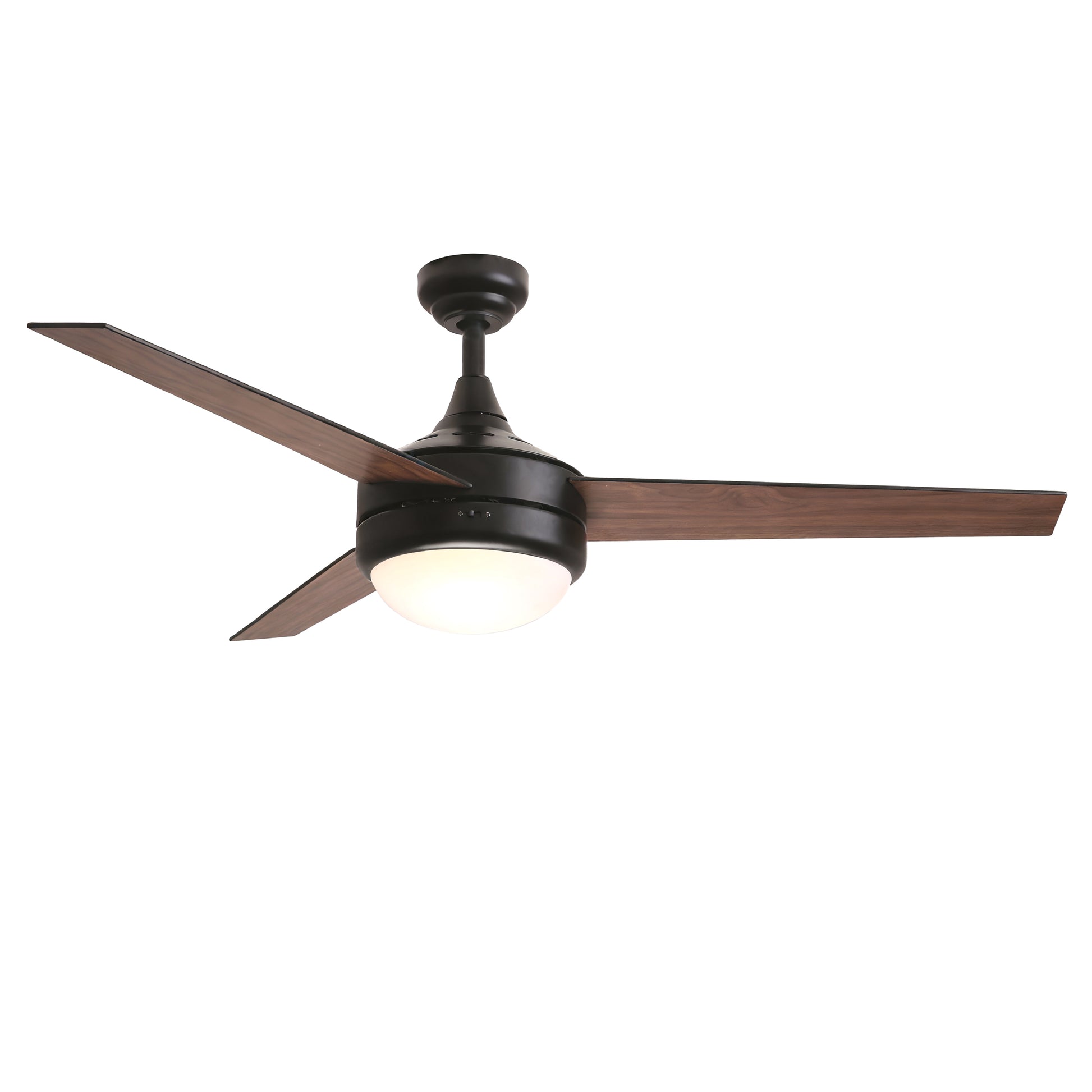 Trio 52" 3-Blade Fan Black by Maxim Lighting