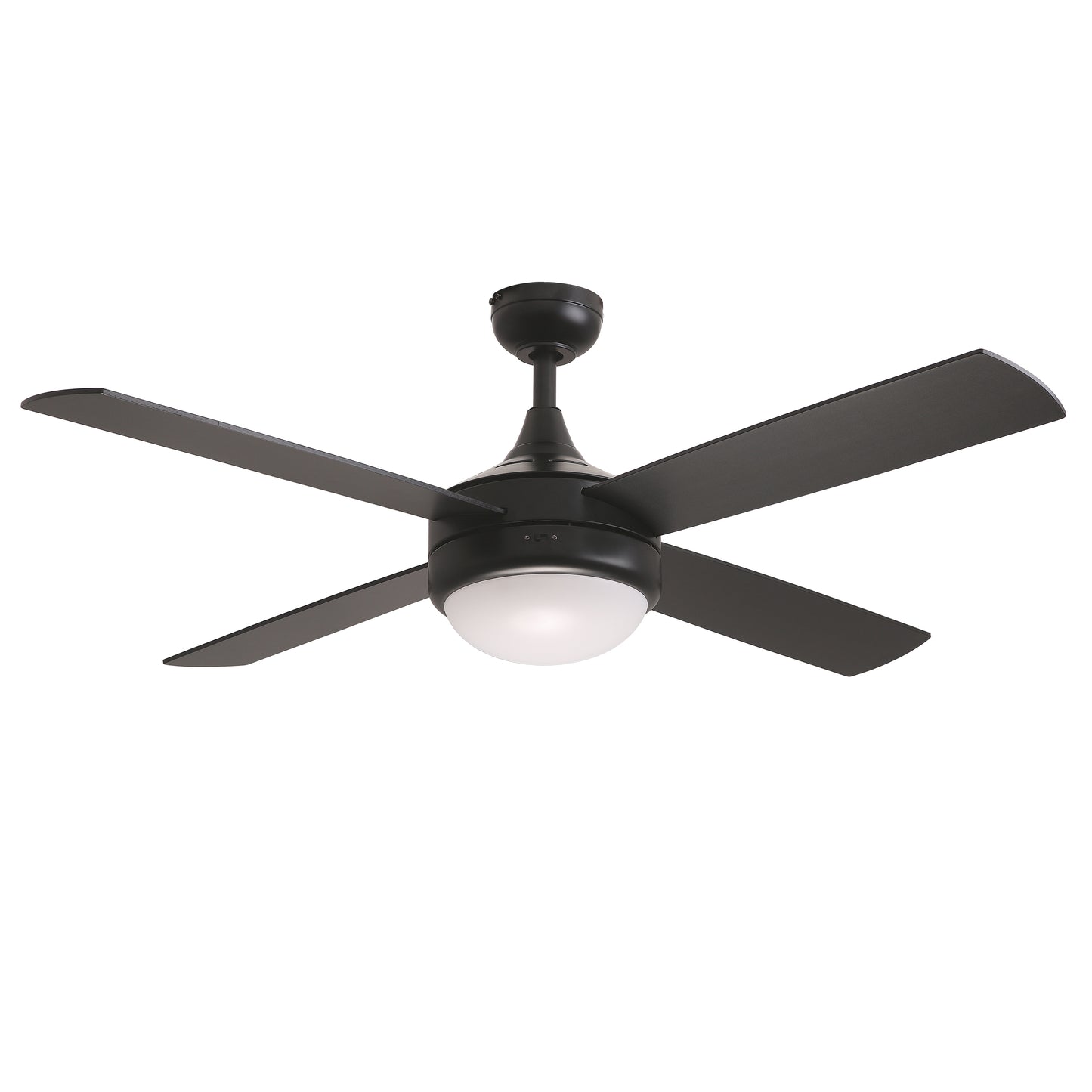 Quattro 52" 4-Blade Fan w LED Black by Maxim Lighting