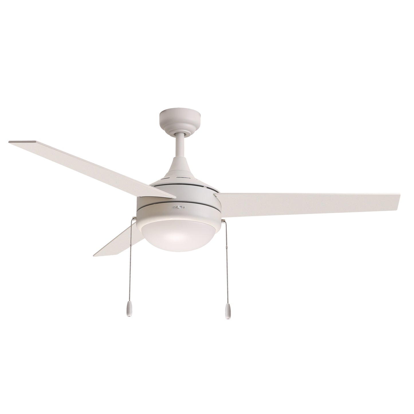 Trio Pull 52" 3-Blade Fan w Pull Chain Matte White by Maxim Lighting