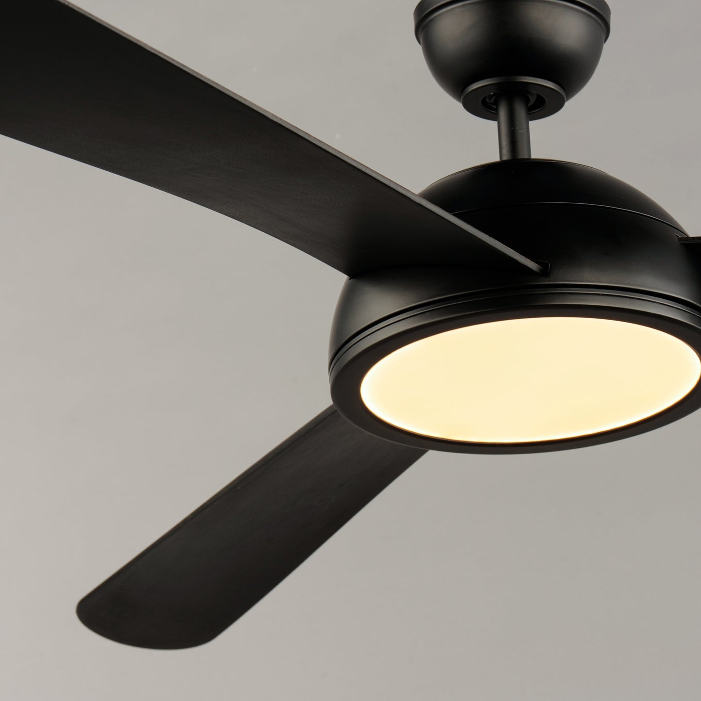 Cupola 52" Black LED Fan Black by Maxim Lighting