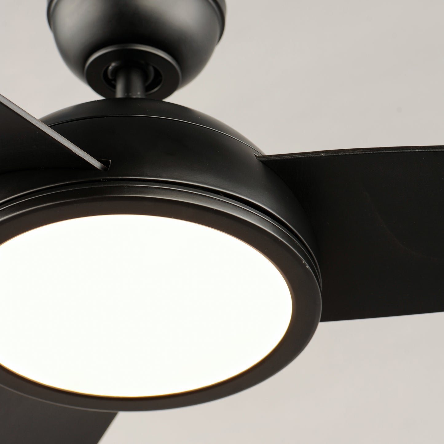Cupola 52" Black LED Fan Black by Maxim Lighting