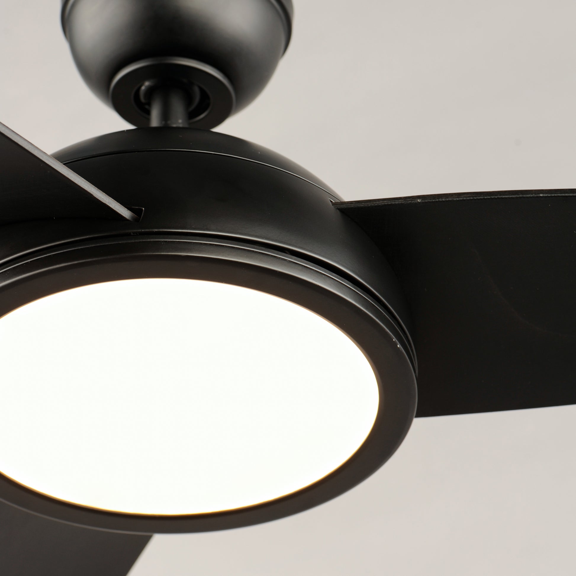 Cupola 52" Black LED Fan Black by Maxim Lighting