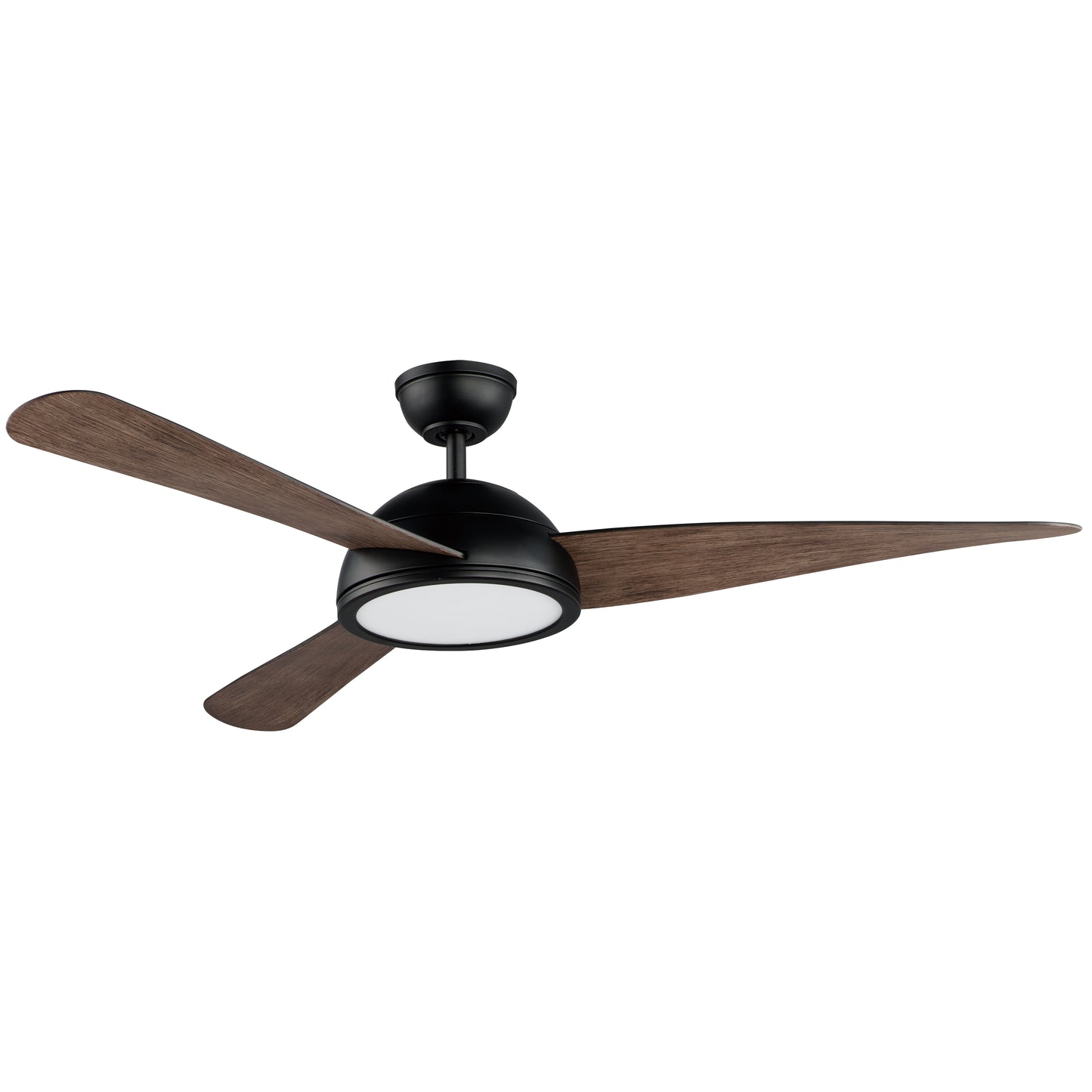 Cupola 52" Bronze LED Fan Walnut Blades Oil Rubbed Bronze by Maxim Lighting