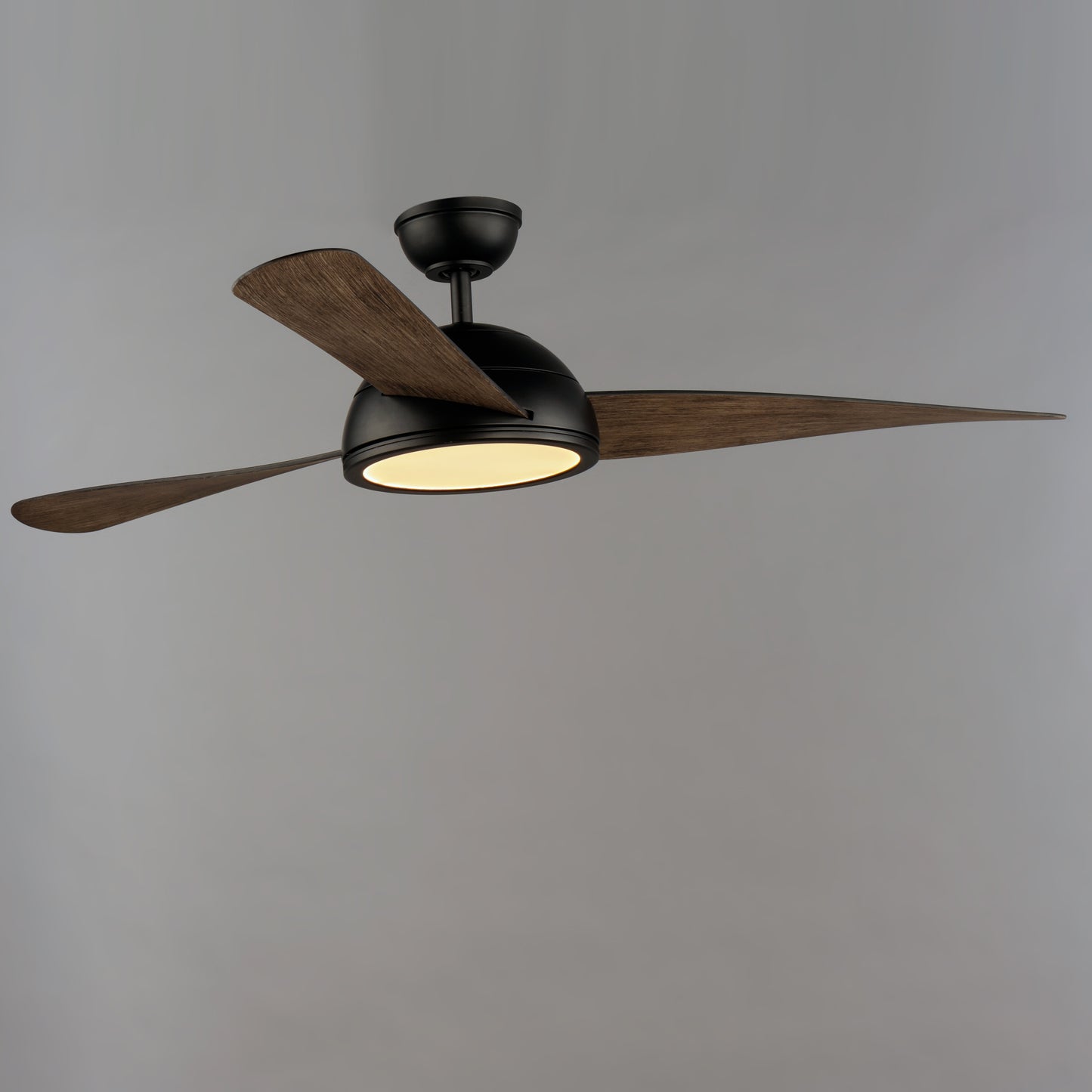 Cupola 52" Bronze LED Fan Walnut Blades Oil Rubbed Bronze by Maxim Lighting