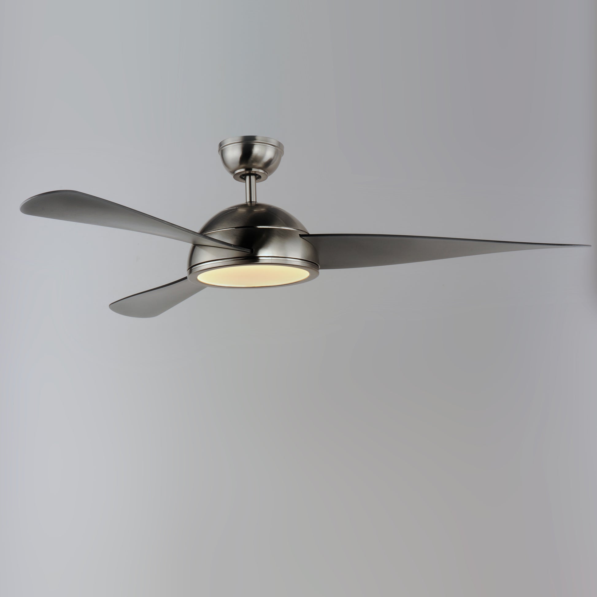 Cupola 52" Nickel LED Fan Satin Nickel by Maxim Lighting