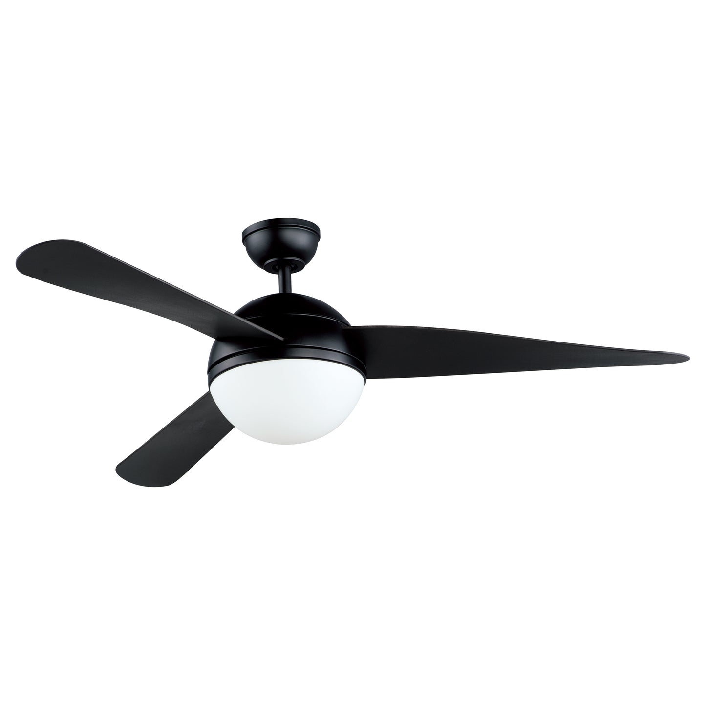 Cupola 52" Black Fan 2-Light LED Black by Maxim Lighting