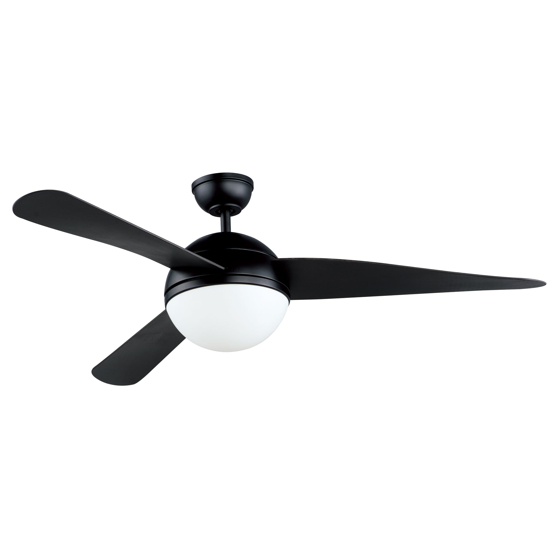 Cupola 52" Black Fan 2-Light LED Black by Maxim Lighting