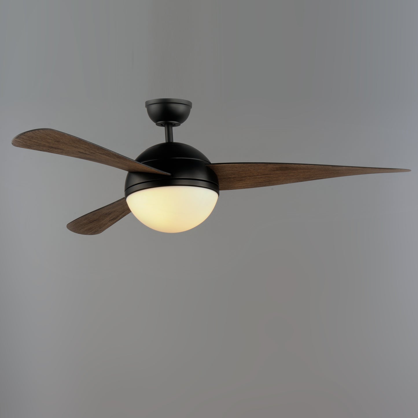 Cupola 52" Bronze Fan 2-Light LED Walnut Blades Oil Rubbed Bronze by Maxim Lighting