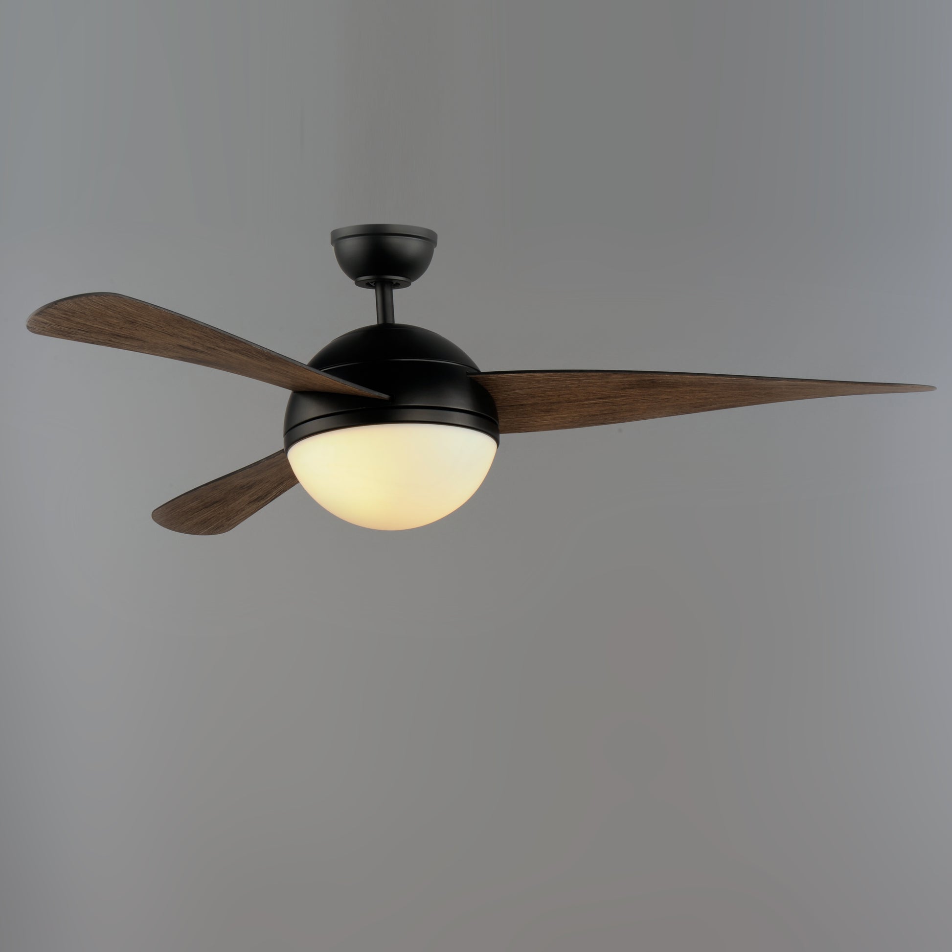Cupola 52" Bronze Fan 2-Light LED Walnut Blades Oil Rubbed Bronze by Maxim Lighting