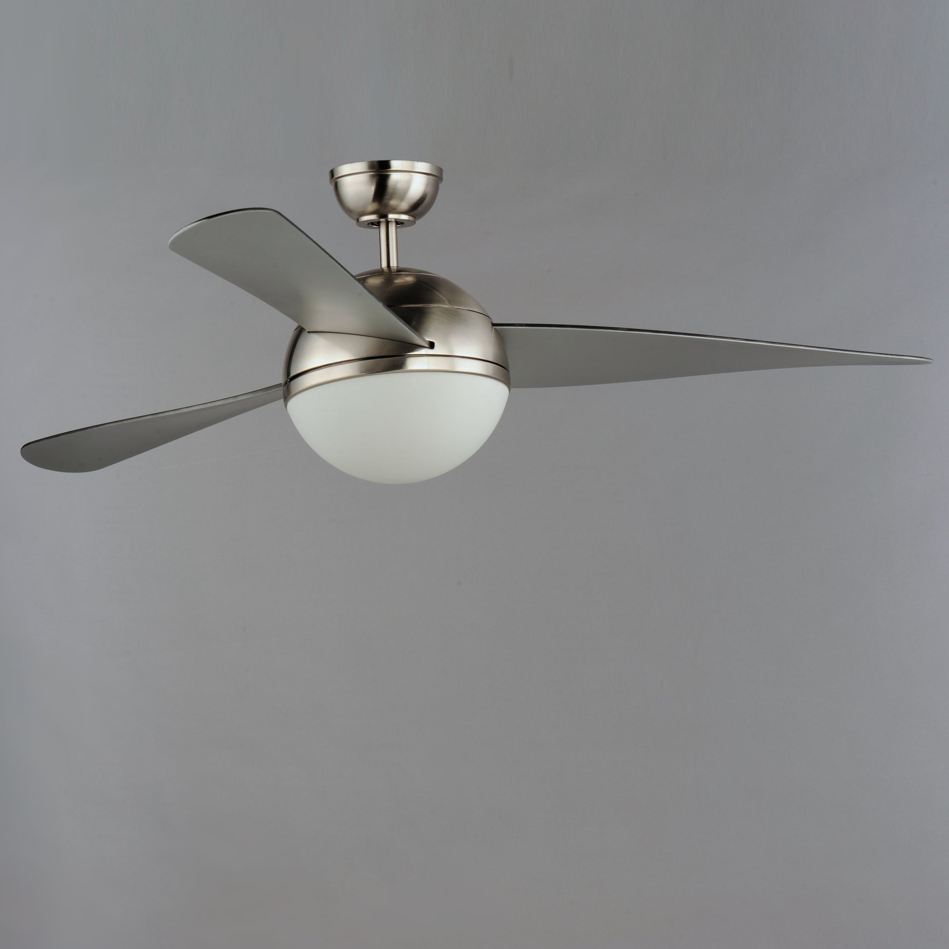 Cupola 52" Nickel Fan 2-Light LED Satin Nickel by Maxim Lighting