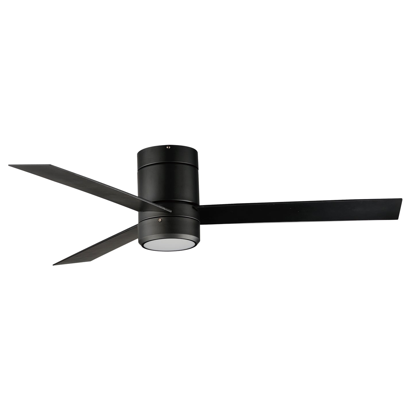 Tanker 52" 3-Blade Hugger Fan w LED Light Kit Black by Maxim Lighting