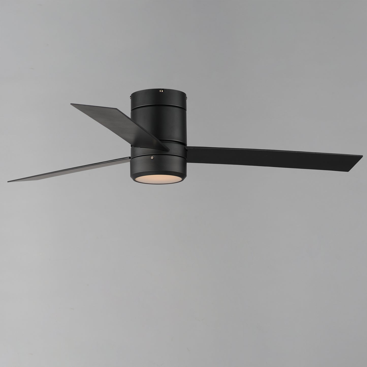 Tanker 52" 3-Blade Hugger Fan w LED Light Kit Black by Maxim Lighting