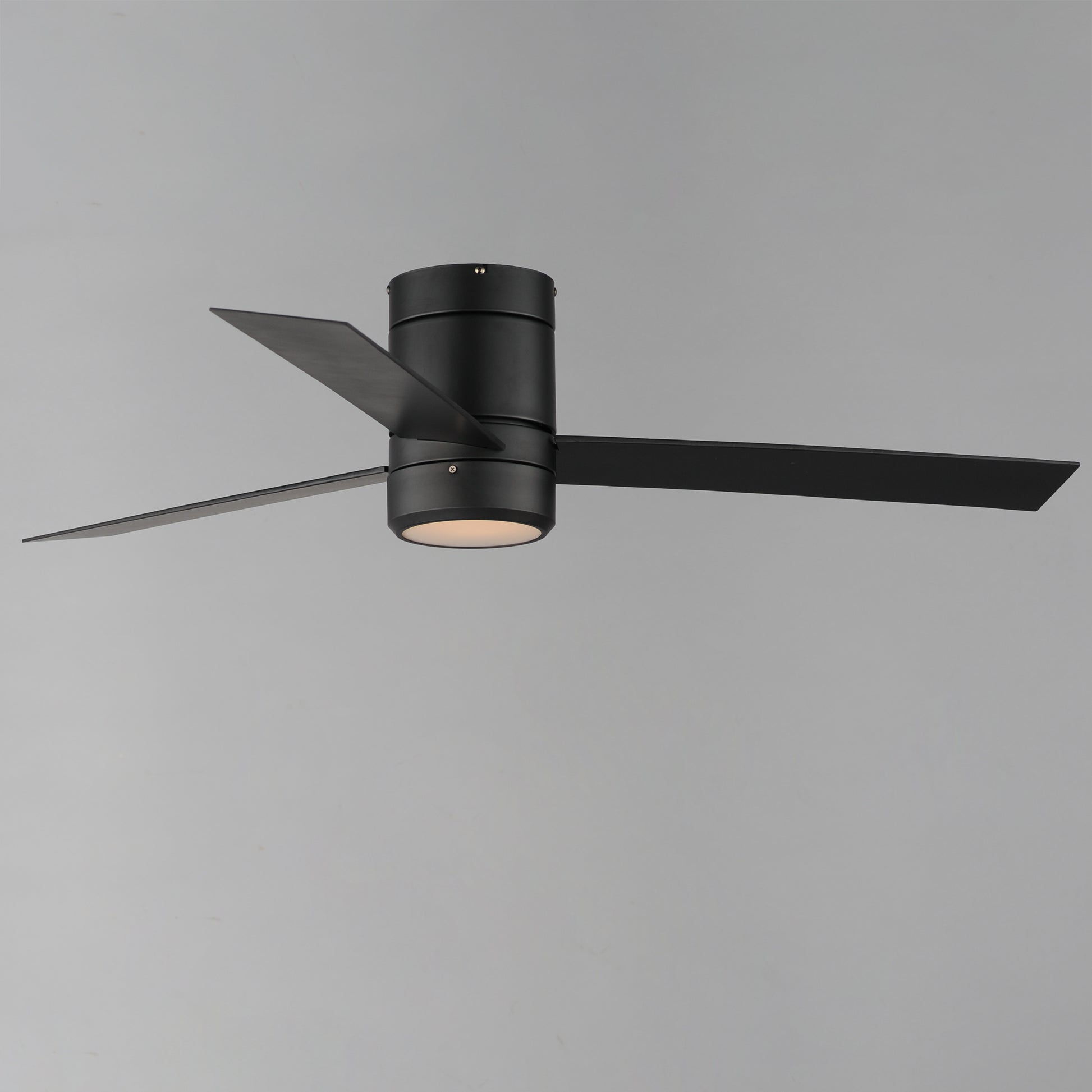 Tanker 52" 3-Blade Hugger Fan w LED Light Kit Black by Maxim Lighting