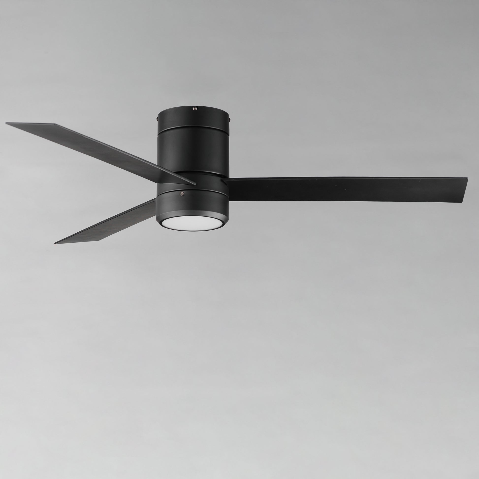 Tanker 52" 3-Blade Hugger Fan w LED Light Kit Black by Maxim Lighting
