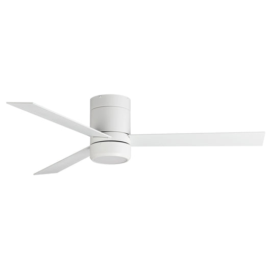 Tanker 52" 3-Blade Hugger Fan w LED Light Kit Matte White by Maxim Lighting