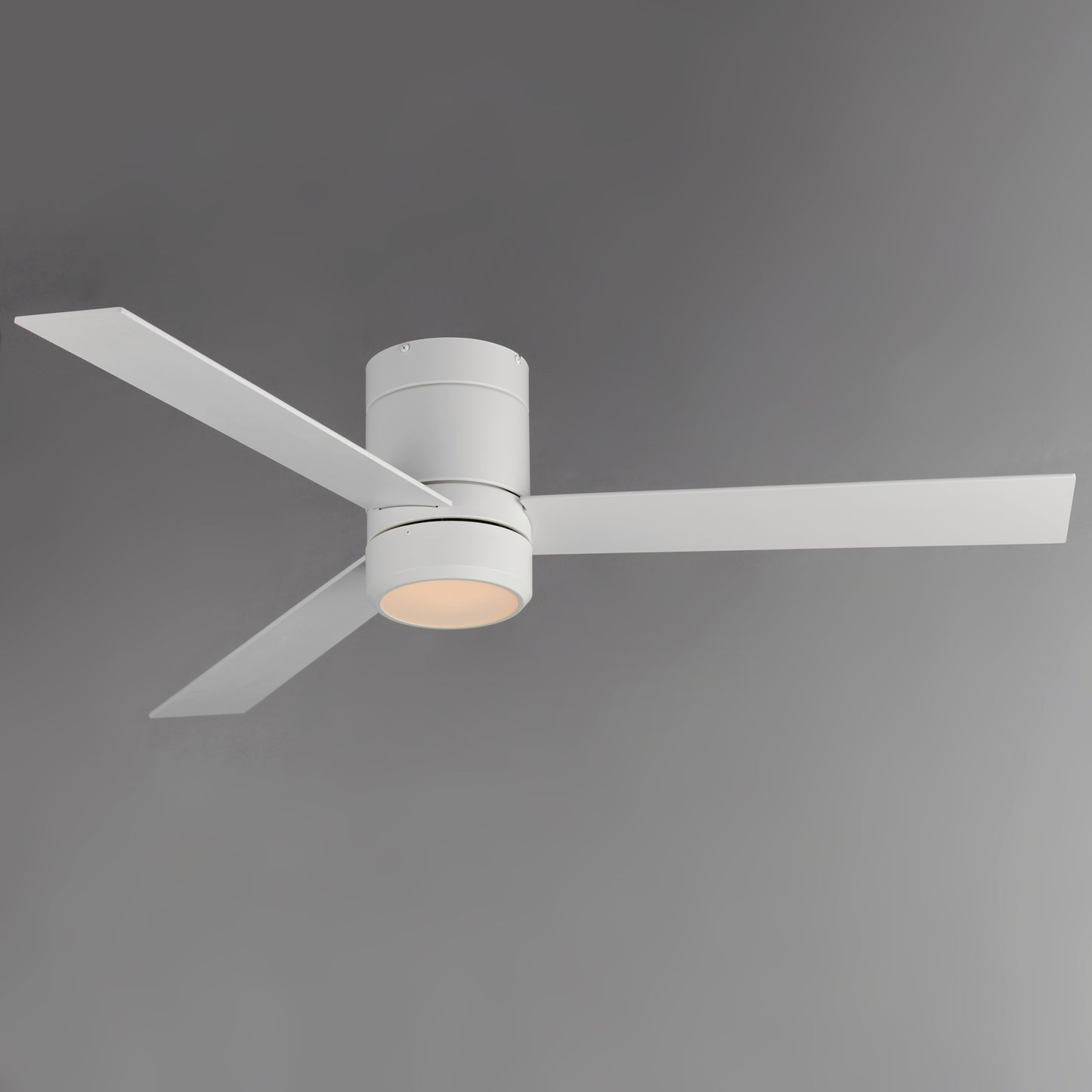 Tanker 52" 3-Blade Hugger Fan w LED Light Kit Matte White by Maxim Lighting