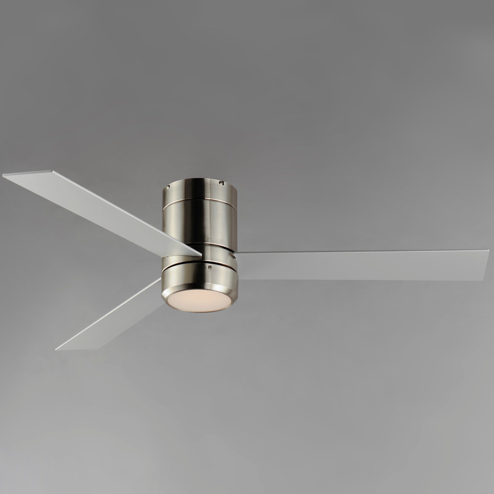Tanker 52" 3-Blade Hugger Fan w LED Light Kit Satin Nickel by Maxim Lighting