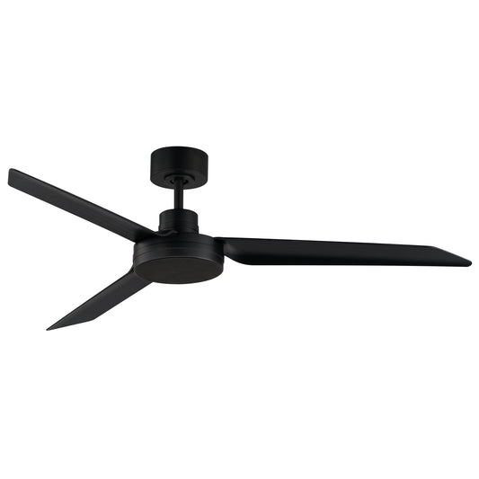Ultra Slim 52" Outdoor Fan Black Black by Maxim Lighting