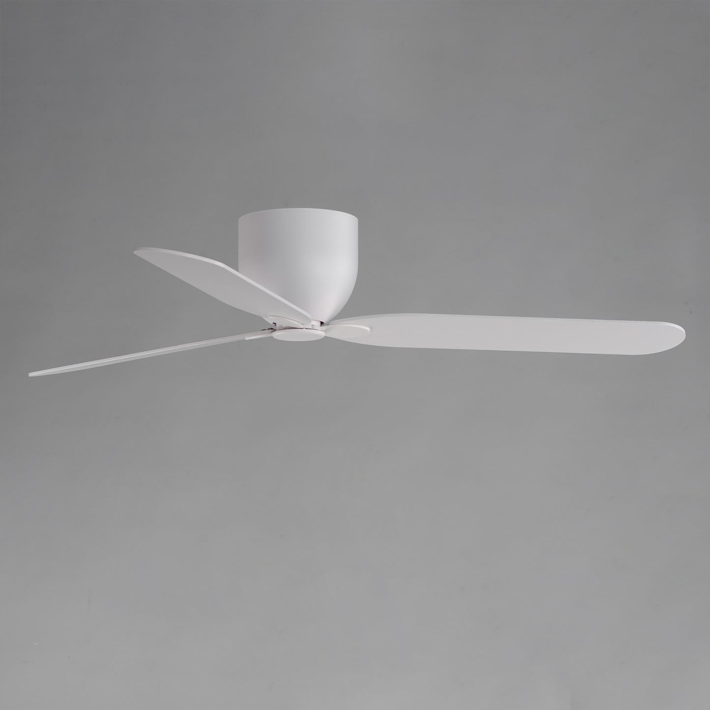 Lowell 52" 3-Blade Hugger Fan (No Light) Matte White by Maxim Lighting