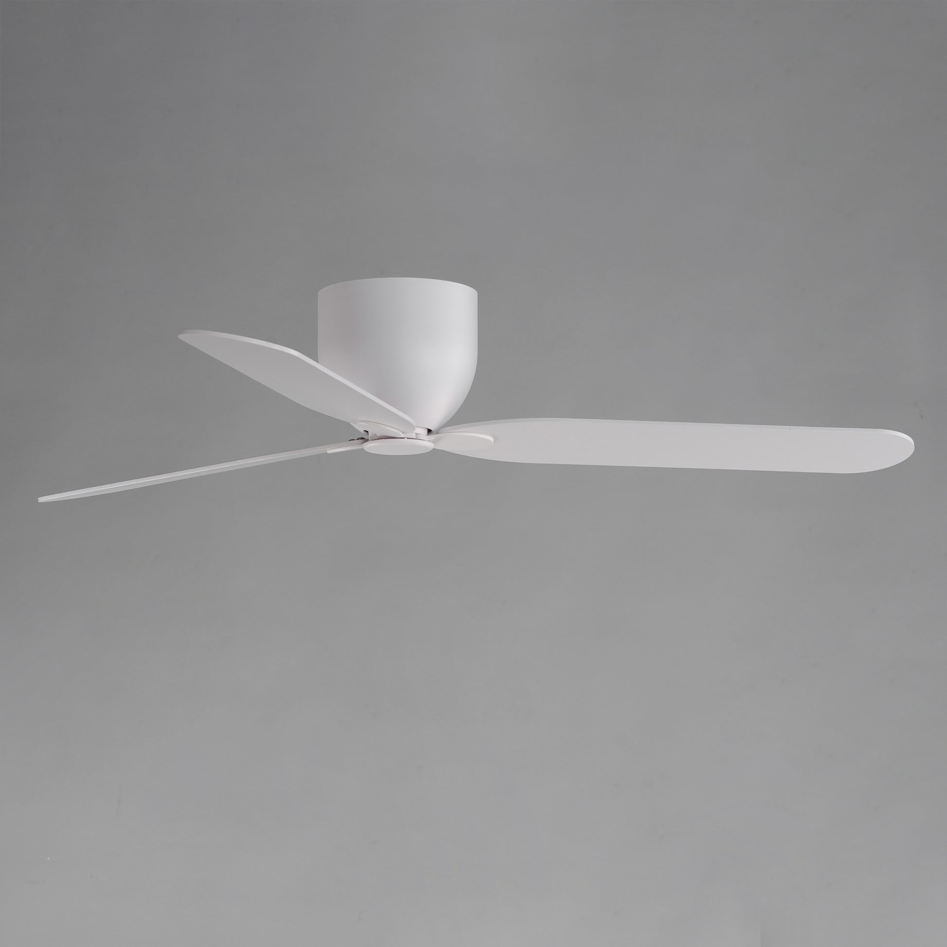 Lowell 52" 3-Blade Hugger Fan (No Light) Matte White by Maxim Lighting
