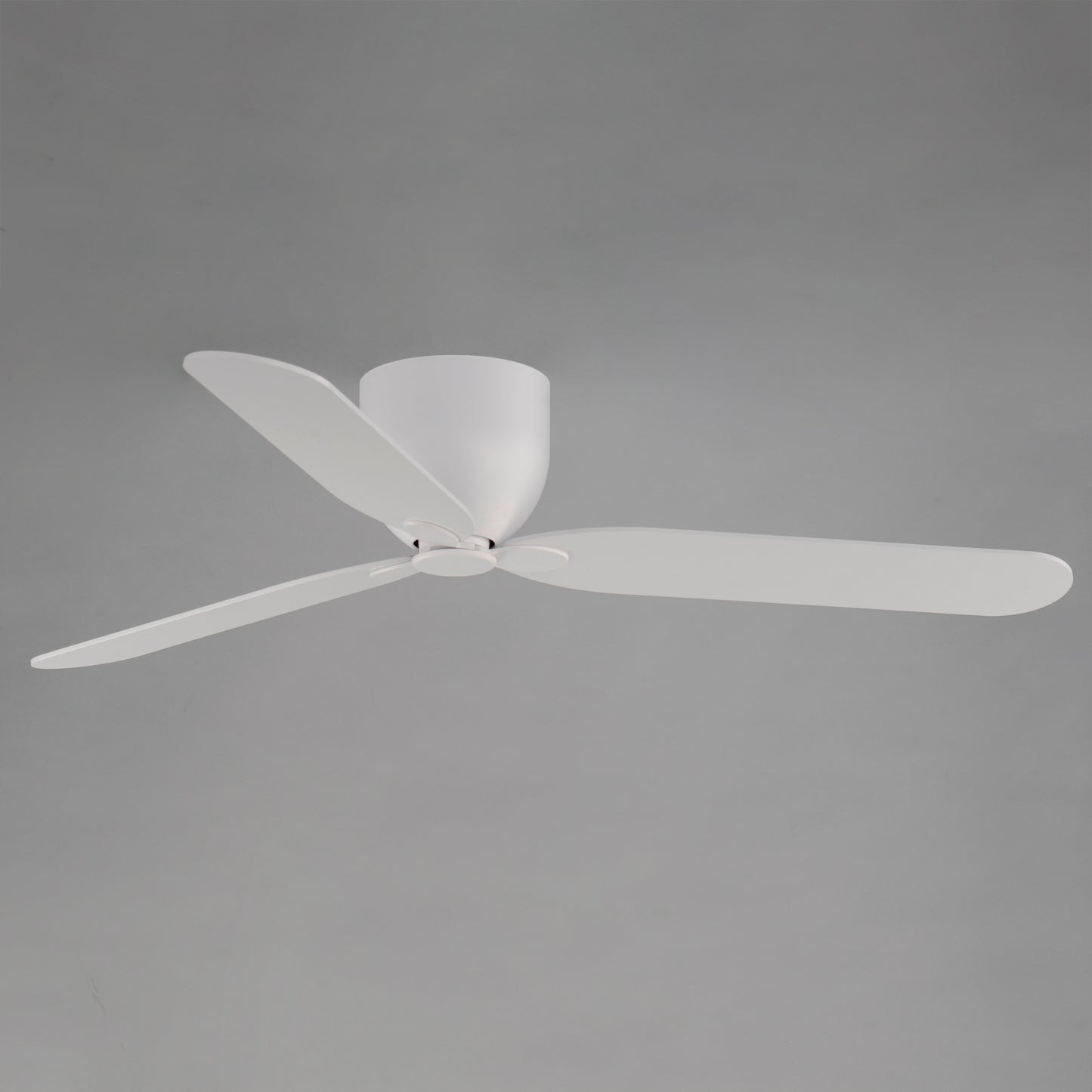 Lowell 52" 3-Blade Hugger Fan (No Light) Matte White by Maxim Lighting