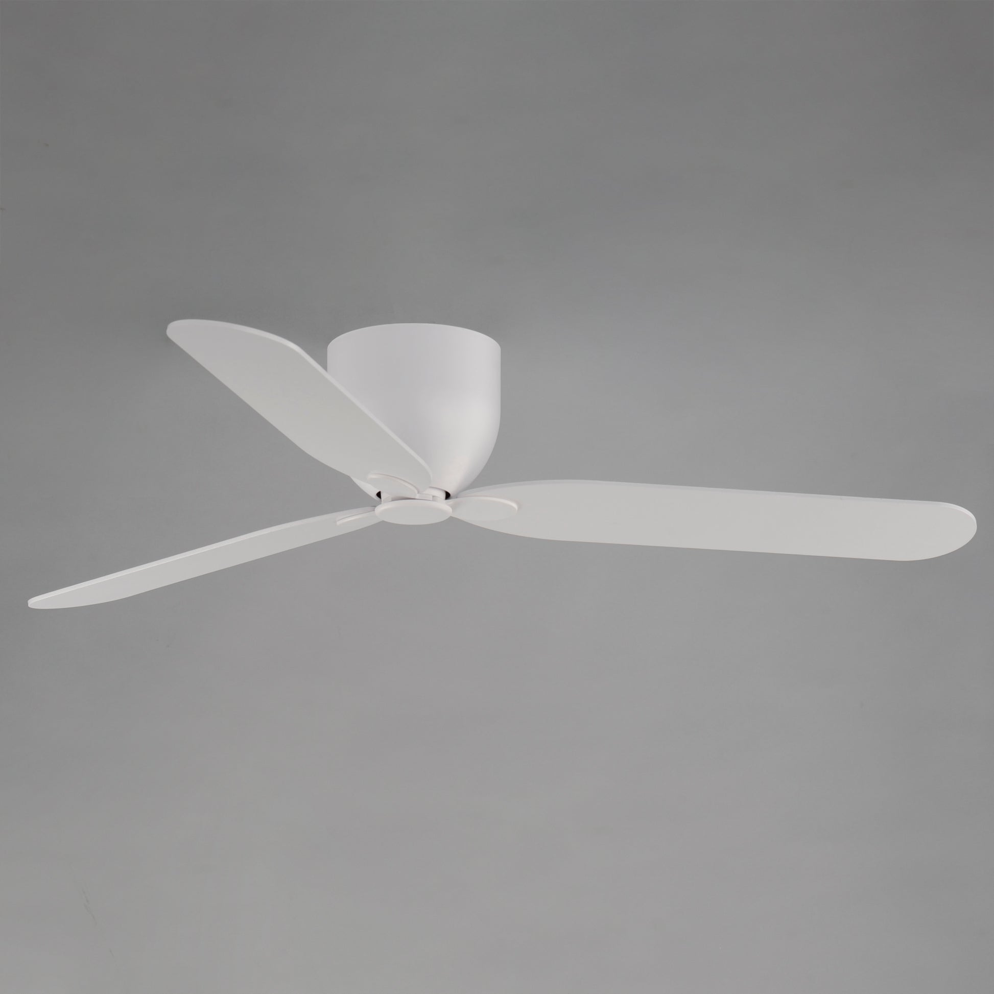 Lowell 52" 3-Blade Hugger Fan (No Light) Matte White by Maxim Lighting