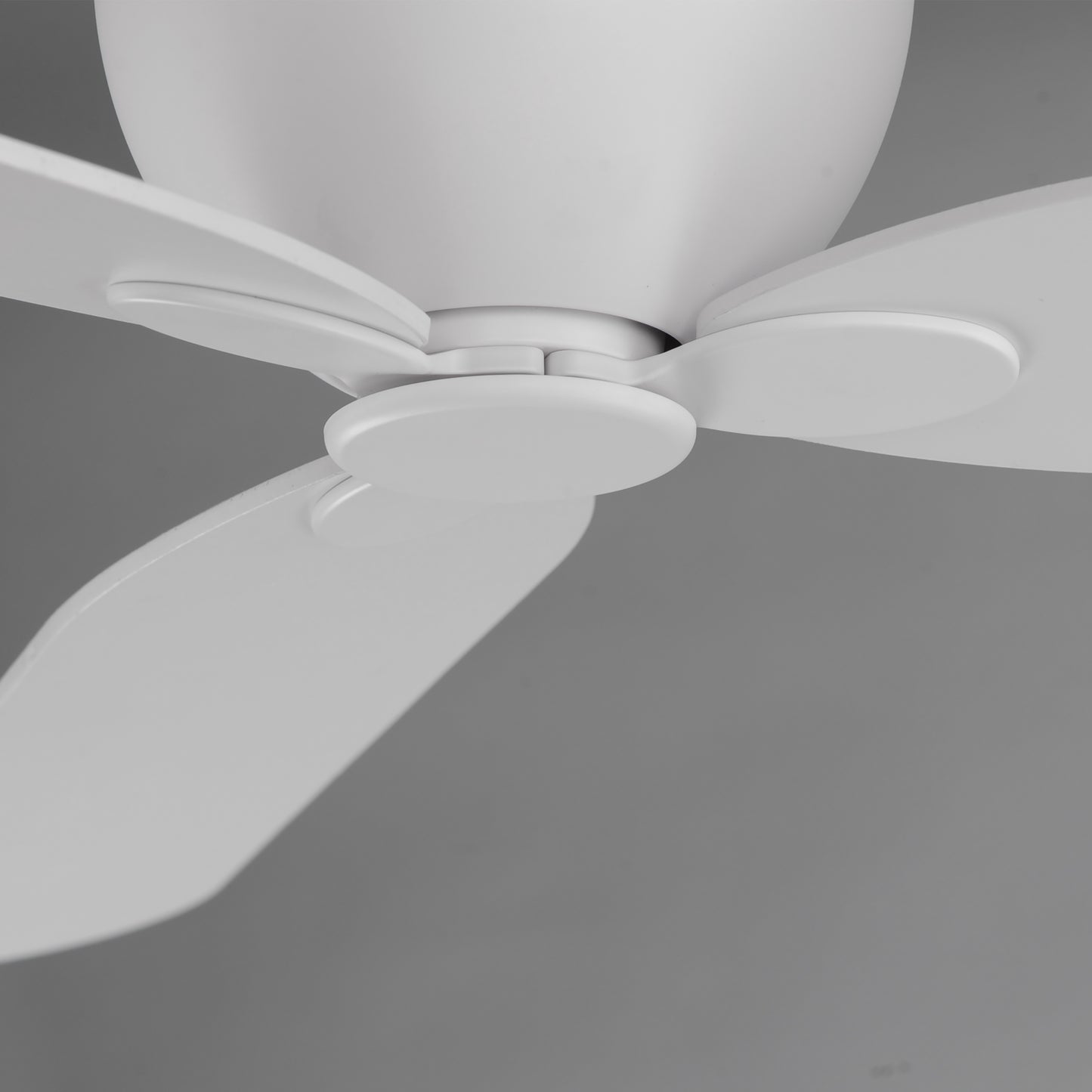 Lowell 52" 3-Blade Hugger Fan (No Light) Matte White by Maxim Lighting