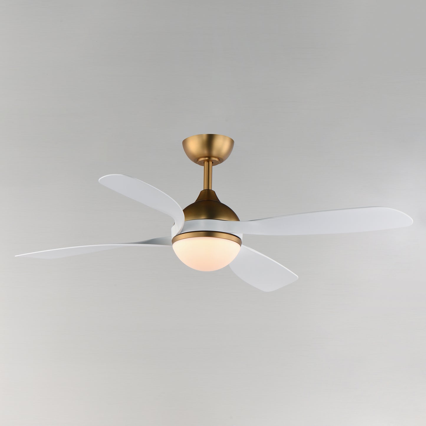 Bola 52" Indoor Fan w LED Light Kit Natural Aged Brass by Maxim Lighting
