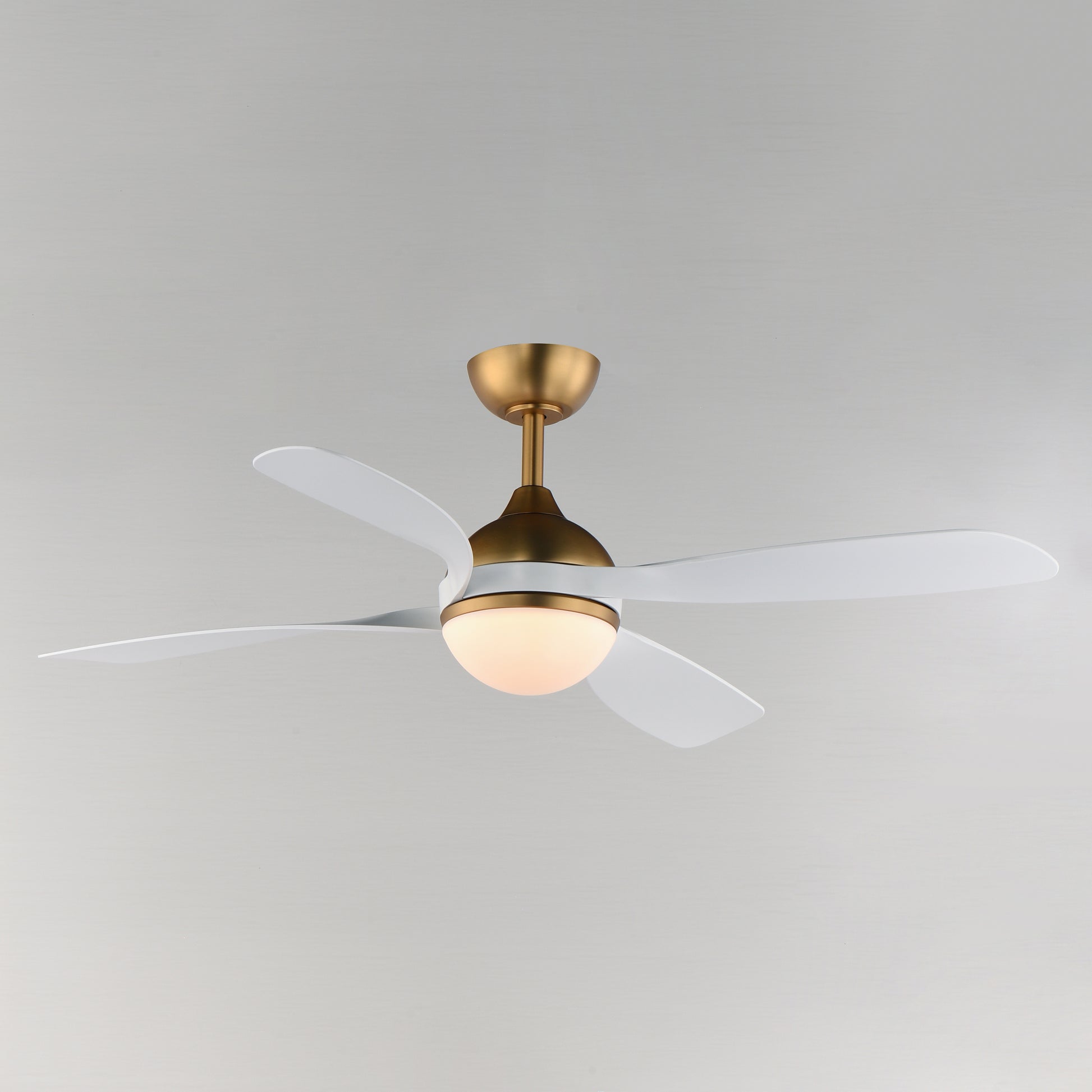 Bola 52" Indoor Fan w LED Light Kit Natural Aged Brass by Maxim Lighting