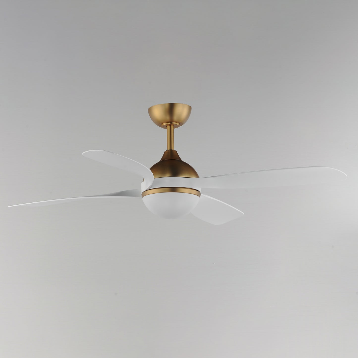 Bola 52" Indoor Fan w LED Light Kit Natural Aged Brass by Maxim Lighting