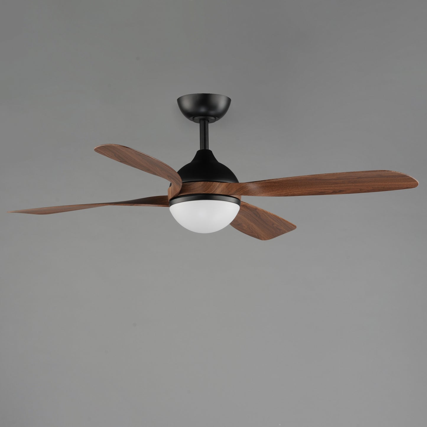 Bola 52" Indoor Fan w LED Light Kit Walnut/Black by Maxim Lighting