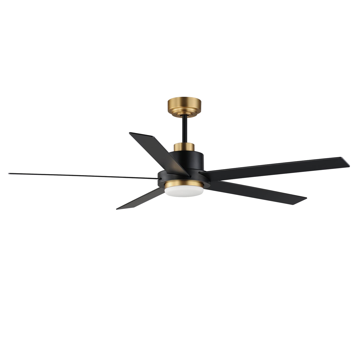 Daisy 60" 5-Blade Fan w LED Light Kit Black/Gold by Maxim Lighting