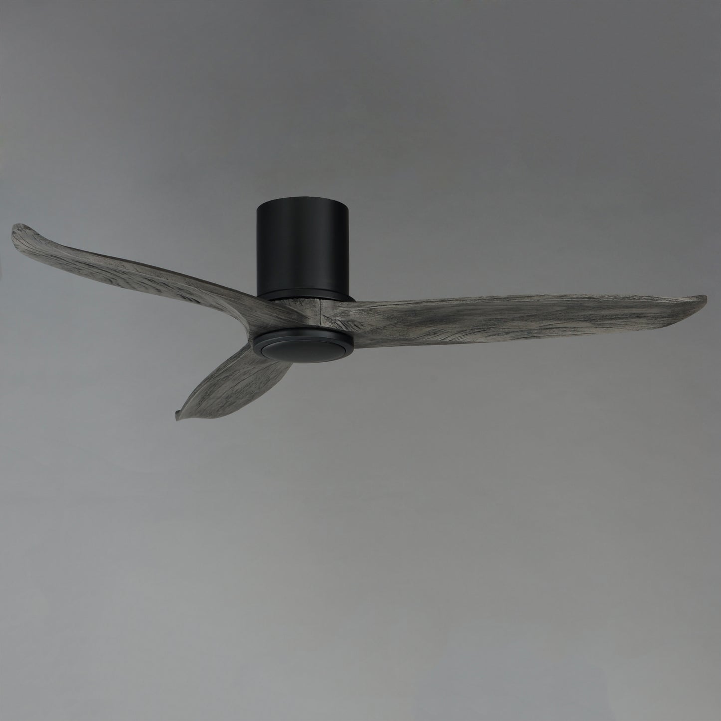 Woodwind 52" Solid Wood Blade Hugger Fan w LED Black by Maxim Lighting