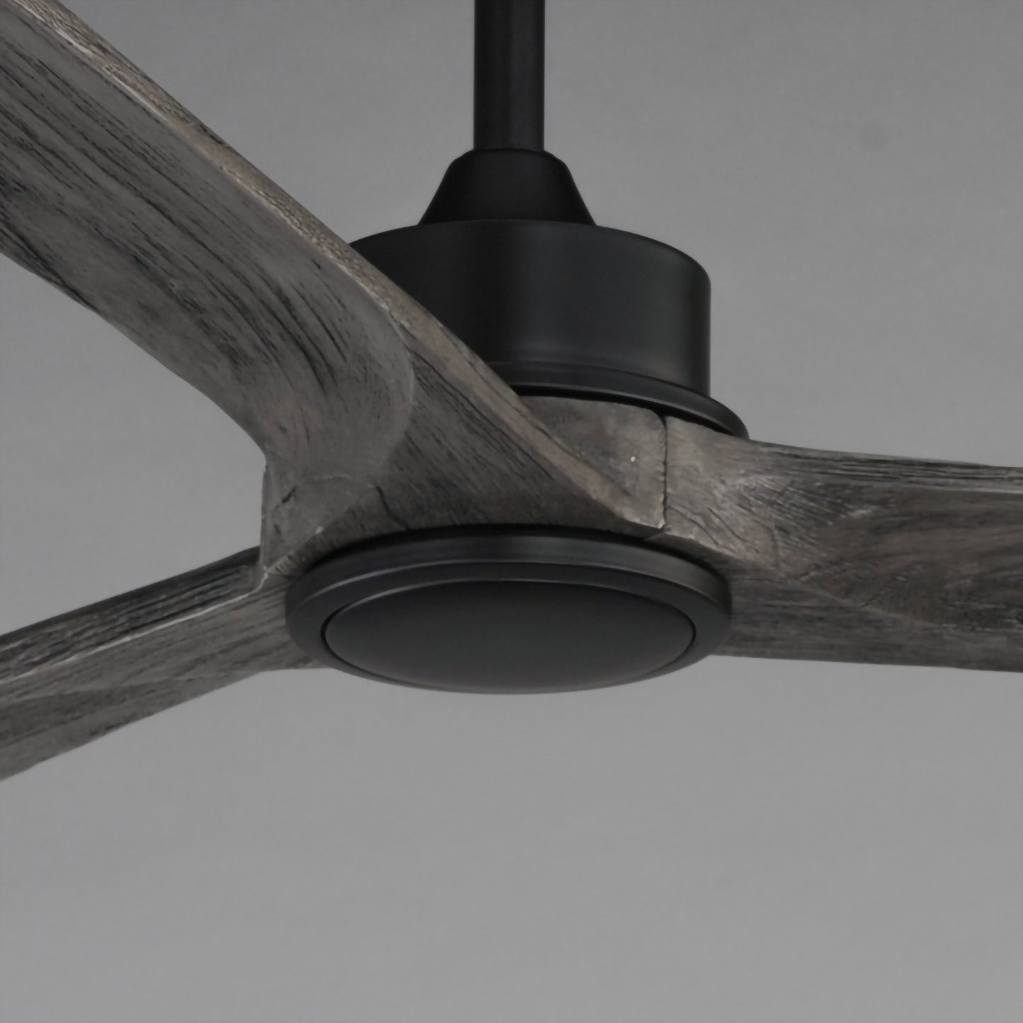 Woodwind 72" Solid Wood Blade Fan w LED Black by Maxim Lighting