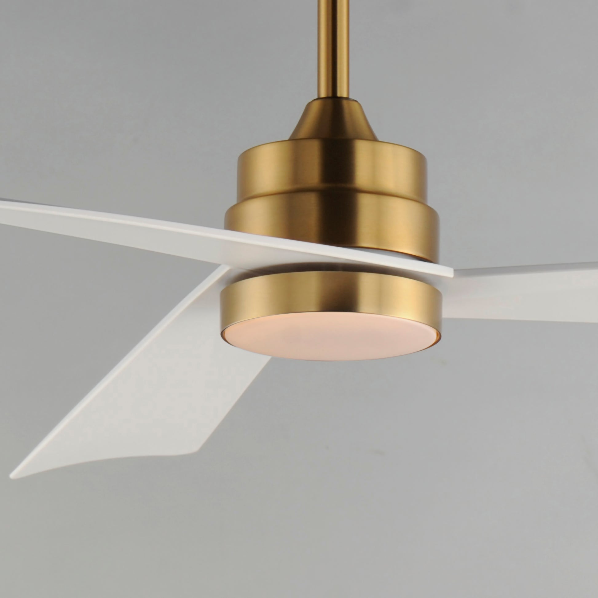 Vortex 60" Indoor Fan with LED Light Kit Natural Aged Brass by Maxim Lighting