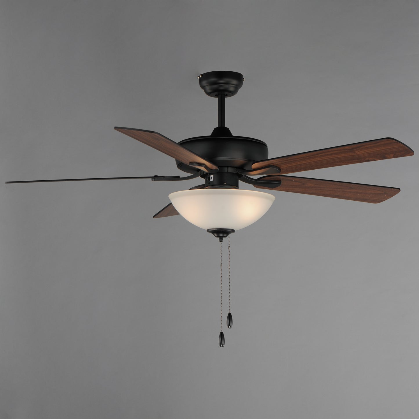 Super-Max 52" Ceiling Fan with 2-Light Kit Black by Maxim Lighting