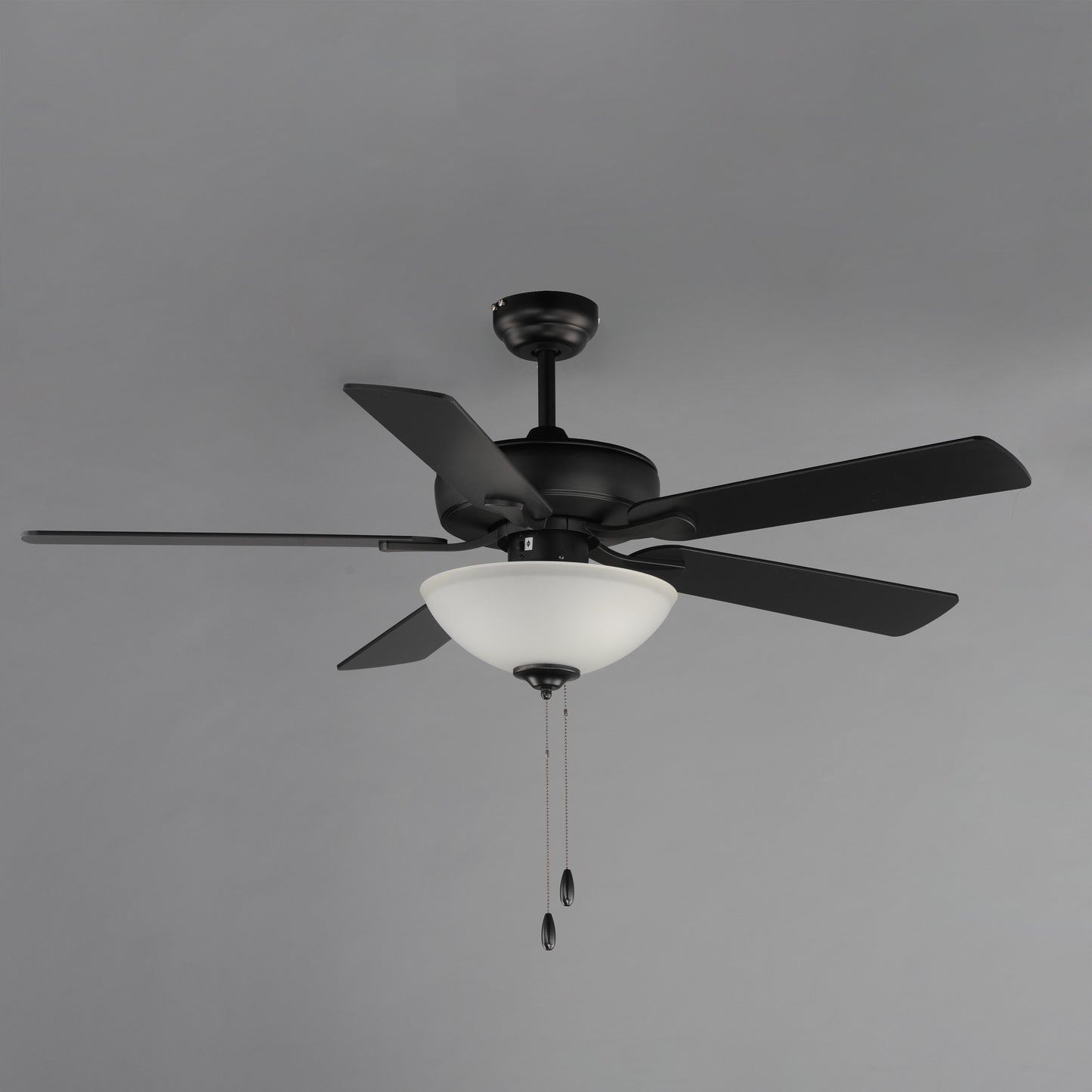 Super-Max 52" Ceiling Fan with 2-Light Kit Black by Maxim Lighting