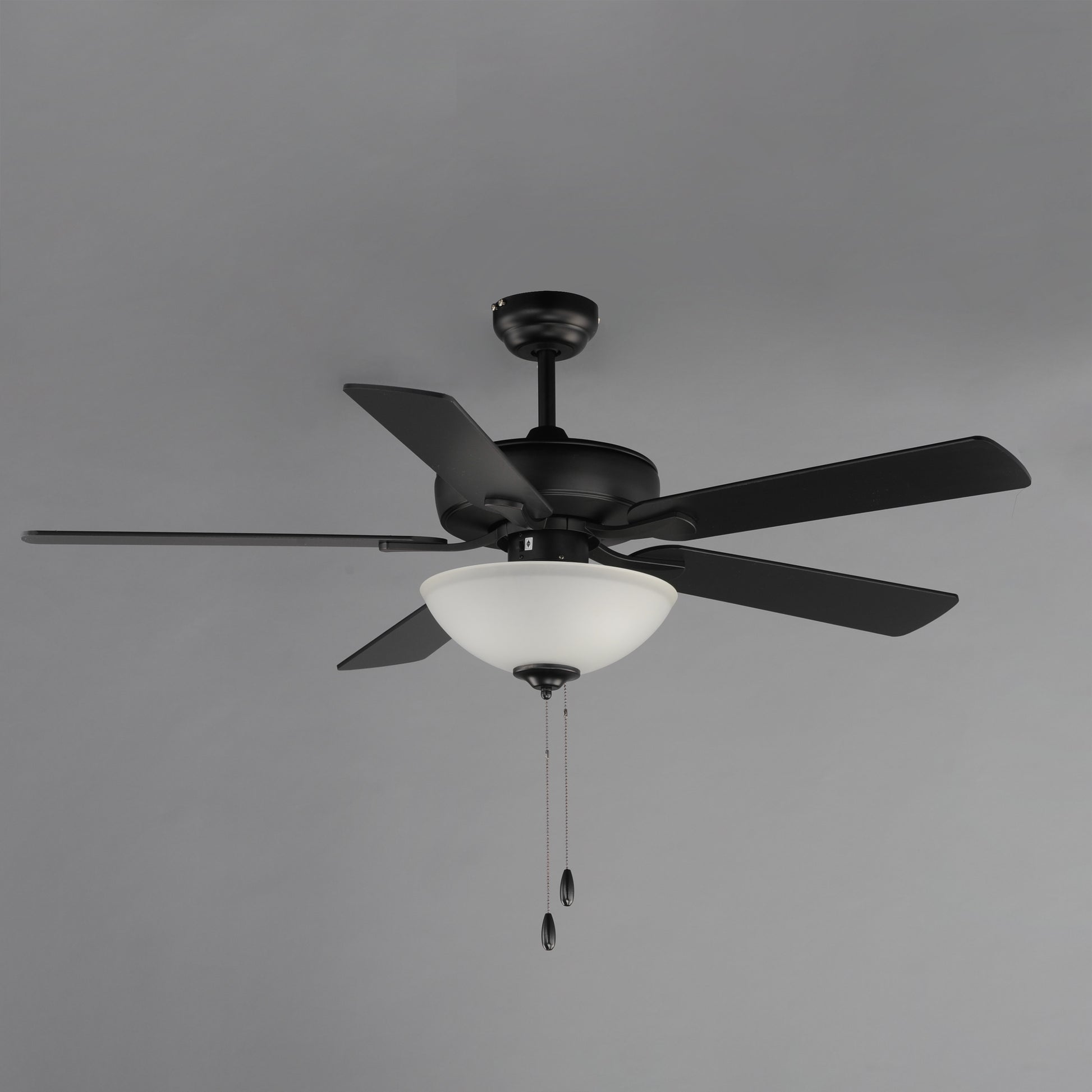 Super-Max 52" Ceiling Fan with 2-Light Kit Black by Maxim Lighting
