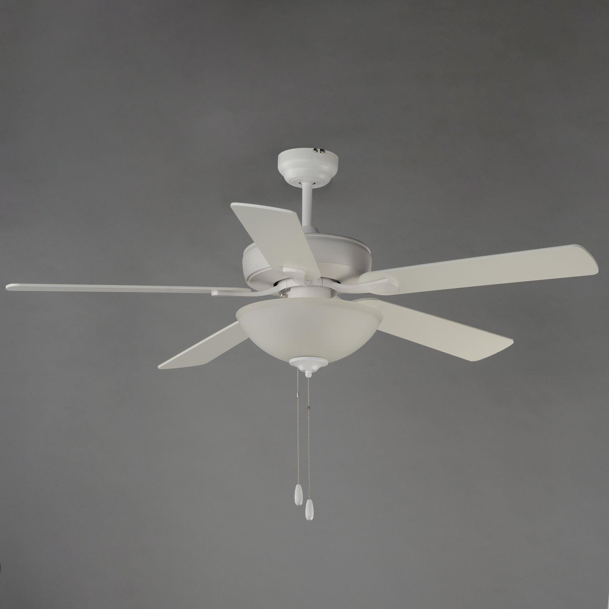 Super-Max 52" Ceiling Fan with 2-Light Kit Matte White by Maxim Lighting
