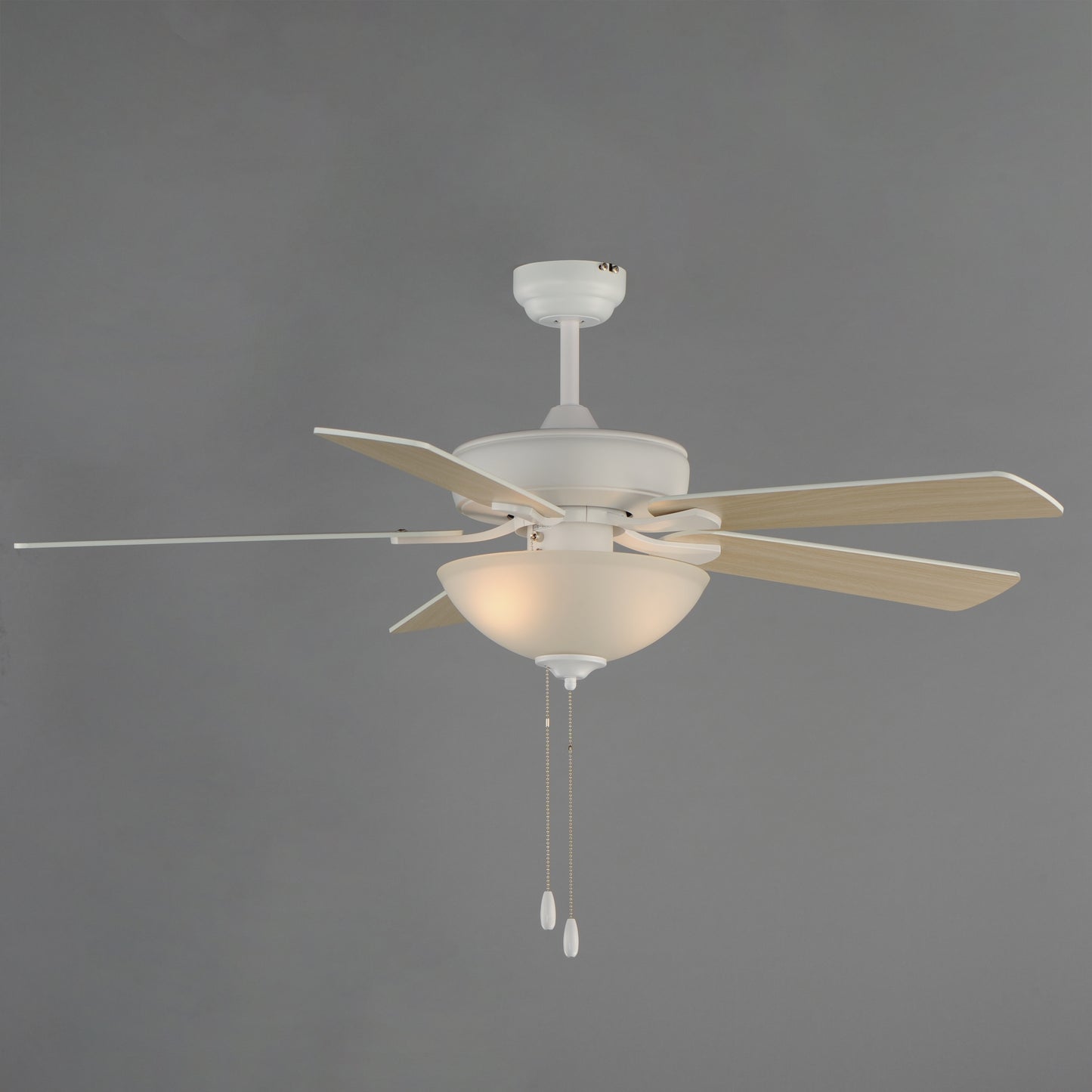 Super-Max 52" Ceiling Fan with 2-Light Kit Matte White by Maxim Lighting